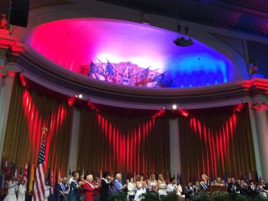 National Defense Night of the 123rd Continental Congress was a moving ceremony and an incredible tribute to both active duty military and veterans. 
