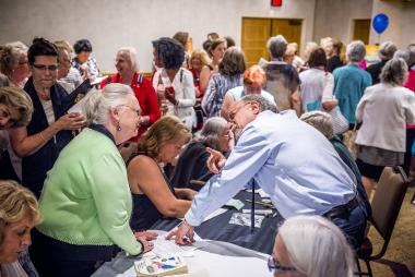 Bennett Greenspan, President and CEO of Family Tree DNA, answers questions and helps members take DNA tests to join the NSDAR DNA Group on the Family Tree DNA website.