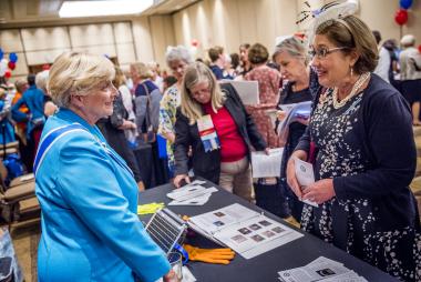 Celebrate America Night allows National Committees to share initiatives that members can take back to their local chapters.