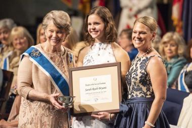 The DAR Good Citizen Award recognizes and rewards individuals who possess the qualities of dependability, service, leadership, and patriotism in their homes, schools, and communities. These students are selected by their teachers and peers because they demonstrate these qualities to an outstanding degree. 
