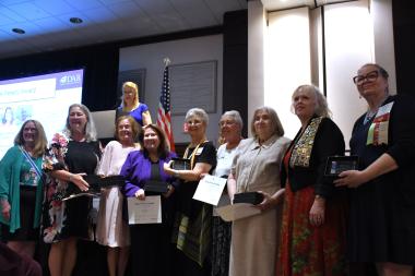 Women Accept Awards