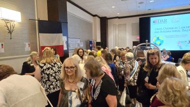 Women gather for luncheon