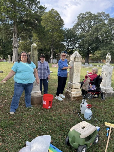 Cemetery and grave marker restoration