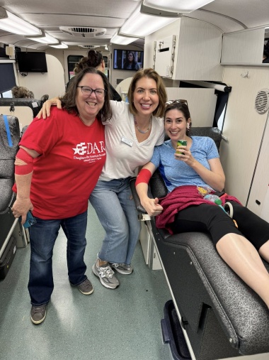 Chapters support local blood drives