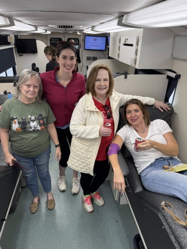 Chapters support local blood drives