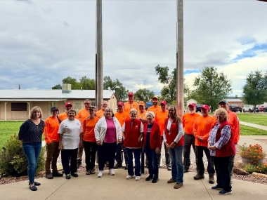 Members visited veterans’ homes and hospitals, delivering care kits and heartfelt thanks for their service.
