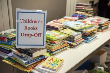 During Service to America Night, DAR members donated more than 500 children’s books to be donated to “Books 4 Kids,” a pediatric literacy program for military families at Walter Reed Medical Center. http://www.oakleafdc.org/benevolence/books4kids 
