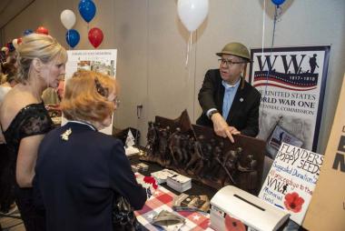 The DAR is a proud Commemorative Partner WWI Centennial Commission and representatives joined at Service to America Night to provide more information about the Commemoration to DAR members.