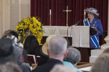 DAR President General Ann Turner Dillon concluded the ceremonies remarks.