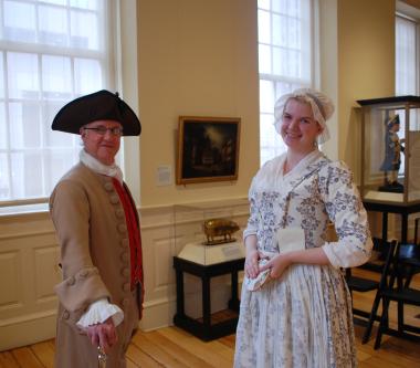 Grant Recipient, Education Category: Bostonian Society Corp., Boston, Mass.  Revolutionary Characters™ provided in-character presentations by costumed interpreters daily through the summer from Memorial Day to Labor Day. Grant funding allowed the society to costume, hire and train four actors who played Revolutionary characters of John Rowe (a neutral merchant), James Brewer (a waterfront mechanic), Elizabeth Murray (a female business leader), and Ame Cummings (a shopkeeper who suffered at the hands of the 