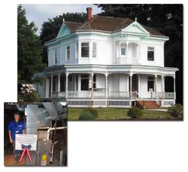 The Queen Ann style historic Charles and Martha Brown House in Stayton, OR was awarded a DAR historic preservation grant through the Santiam Heritage Foundation to replace the furnace in the house.