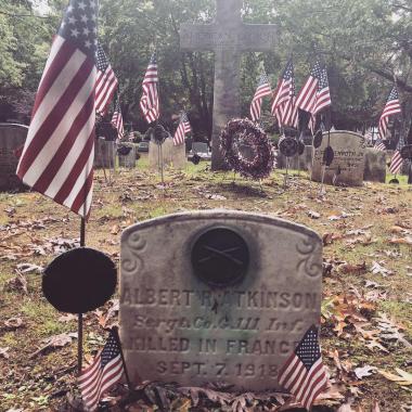 The Bucks County Chapter spent their day at the historic Doylestown Cemetery identifying the graves of local veterans in preparation for their December 15th Wreaths Across America ceremony and wreath laying. 