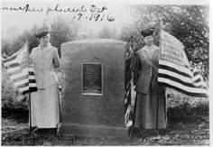 Cache La Poudre Chapter NSDAR, Antoine Janis marker dedication, dated October 17, 1916