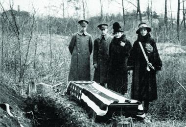 She faded further from memory and was almost lost to history, when it was brought to the attention of the New York DAR, who ultimately linked the records of the service of Margaret Corbin to the records kept at West Point on “Captain Molly,” thus convincing West Point officials that she should be buried in a place of honor there. On March 16, 1926, the West Point Hospital surgeon oversaw the opening of the grave and also examined the remains and verified that not only were they those of a woman but that the
