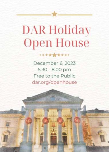 2023 DAR Open House Flyer 