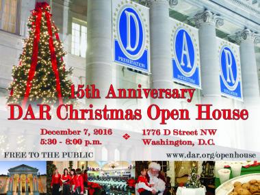 15th Annual DAR Christmas Open House (2016)