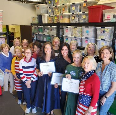 Members pose together on 2024 DAR Day of Service