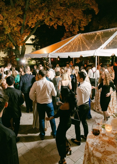 October Tent Wedding 