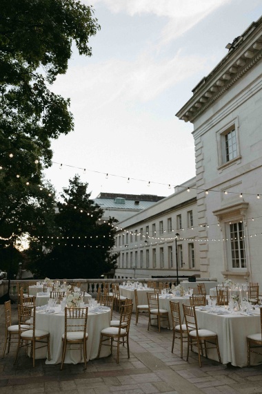September Al Fresco Wedding