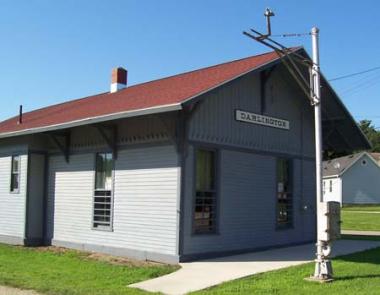 The Lafayette County Historical Society was awarded a grant to replace the roof of the Railroad Depot Museum in Darlington, WI. The Railroad Depot Museum collection includes: original payroll ledgers, large railroad maps from 1874, 1898, and 1906, telegrams, schedules and memorabilia which was found in the attic after the depot had been closed.