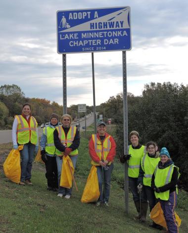 Lake Minnetonka Chapter, MN cleaned up the highway that the chapter has adopted through Adopt-A-Highway