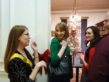 DAR Museum Docents were on hand to provide visitors with information about the period rooms.
