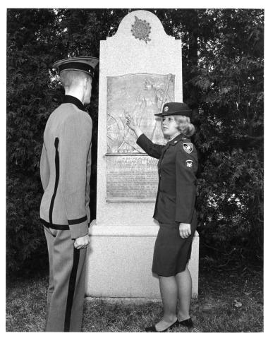 One month later, the New York State DAR unveiled the elaborate granite monument that describes her heroic service and marks her final resting place.