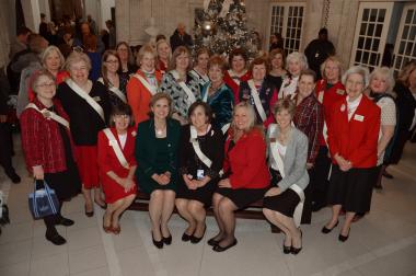 DAR Museum Docents introduced the historically decorated Period Rooms to many new visitors.