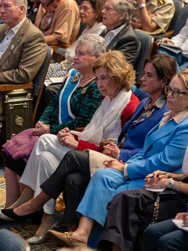 HM Queen Sofia and other distinguished guests  at the Symposium