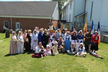  The Chinkchewunska Chapter unveiled a new marker for Real Daughter Eunice Wade Beardsley on June 07, 2014, 11:00am at First Presbyterian Church 32 Main Street, Sparta NJ. Eunice is the wife of Jonas Beardsley and daughter of Patriot Noadiah Wade.