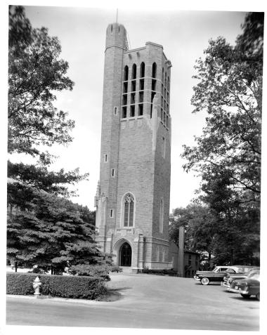 ‪#‎TBT‬ 62 years ago this week, DAR dedicated the National Memorial Bell Tower at Valley Forge National Historical Park, the site of the Continental Army's winter encampment during the Revolutionary War. DAR donated the funds to build this Bell Tower, which is tallest and one of the most striking monuments at the park. The 114-foot Bell Tower, with its fifty-eight bells varying in size from 13.5 pounds to 4 tons, 26 tons in all, all perfectly tuned, forms a four-and-a-half-octave carillon that still sounds 