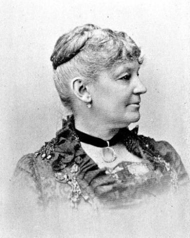 New Hampshire DAR is proud to have had twelve Vice Presidents General serving the National Society. The first was Sarah White Cheney, who served from 1899-1900. Mrs. Cheney was the wife of former Governor and US Senator Person Colby Cheney of Manchester. Mr. Cheney later served as US Minister to Switzerland. Mrs. Cheney's family came to America in 1636. Born in 1828, she was the daughter of Jonathan White and Sarah Bathrick Goss. She had five ancestors who served in the American Revolution. Her father was o