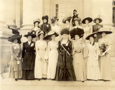 Today is National Hat Day, so for this ‪#‎TBT‬ check out some of these great DAR member hats circa 1909-1915. ‪#‎DARCelebrate125‬ For more photos and DAR history visit, www.dar.org/celebrate125