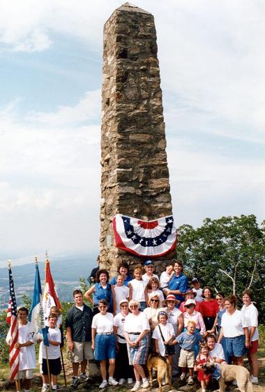 More than 600 people climbed to the top of Mount Beacon in Dutchess County, NY, in 2000 for the centennial rededication of Melzingah Chapter's 1900 monument to the Revolutionary War Patriots who had manned signal fires there during the war. It's a great example of DAR's important work to preserve the memory and spirit of the men and women who won America's independence. Please share examples of the historic preservation work that your chapter has accomplished since its founding!