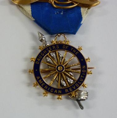 ‪#‎TBT‬ Earlier this year, DAR member Joanna Miller donated to the National Society the DAR Insignia pin which belonged to DAR founder, Eugenia Washington. For 125 years, the design of the DAR Insignia pin which members wear has remained the same. The pin Joanna Miller donated, which had been handed down to her mother through the years, has the number 1 engraved on it along with Eugenia Washington’s name. It is so amazing to have this piece of our history back in our collection. Eugenia Washington was invol