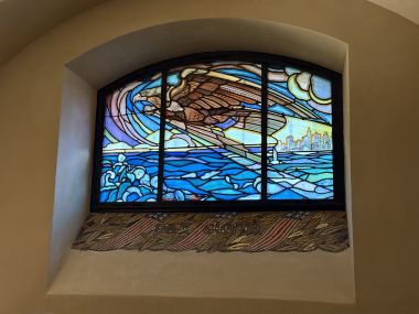 Stained Glass Window at Escadrille