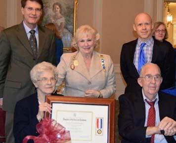 Robert & Norma Noe Receive Historic Preservation Medal