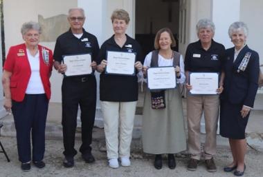Tolomata Cemetery Preservation Association Awards HP Recognition Award
