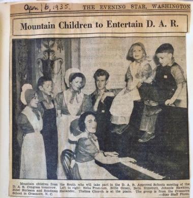  Found in a scrapbook labeled 1934-1938 belonging to Fort Stanwix Chapter,NSDAR, Rome, NY